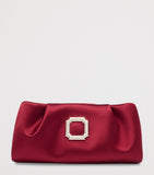 Malone Souliers Vittoria Soft satin clutch bag (British brand)