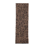 Saint Laurent leopard mohair wool scarf 40x240cm, imported from the UK