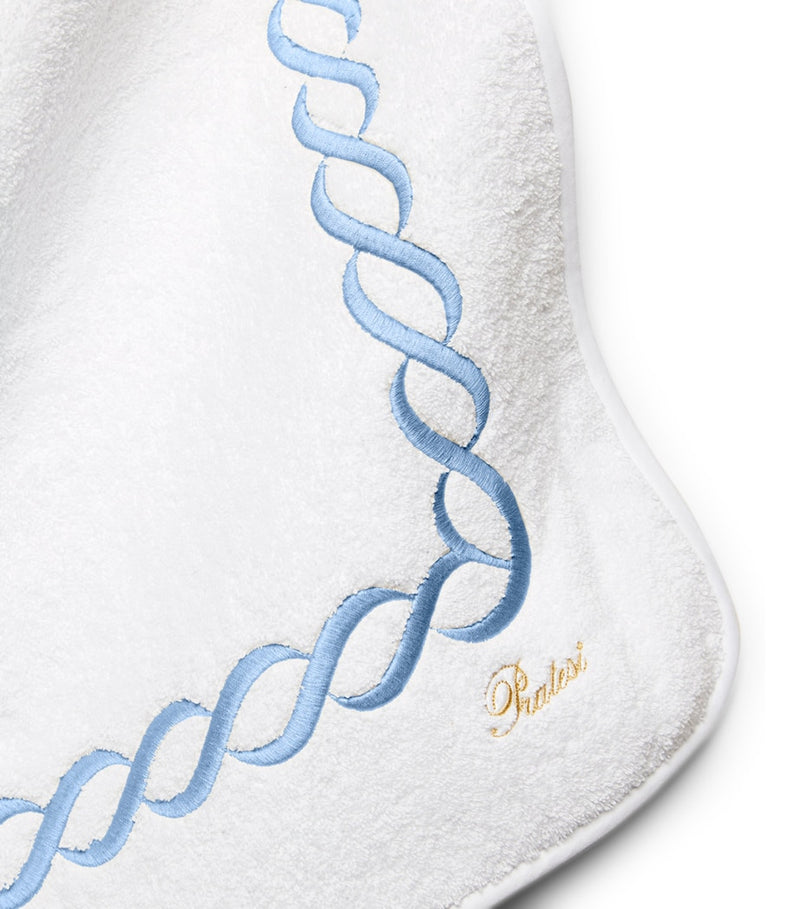 Pratesi Cotton Treccia bath mat 50cm x 90cm, imported from the UK