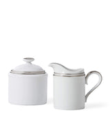 Harrods Ralph Lauren Home Wilshire Porcelain Creamer Jug and Sugar Pot Set- Buy online at McGrocer