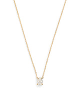 Harrods Harrods Yellow Gold and Diamond Pendant Necklace (0.75ct)- Buy online at McGrocer