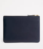 Comme Des Garçons zipped leather pouch - British product