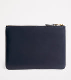 Comme Des Garçons zipped leather pouch - British product