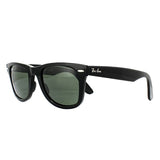 Ray-Ban Wayfarer Ease RB4340 black unisex sunglasses, imported from the UK