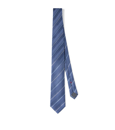 Harrods Brunello Cucinelli Silk Stripe Tie- Buy online at McGrocer