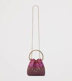 Jimmy Choo Bon Bon top-handle bag with crystal embellishment, imported from the UK