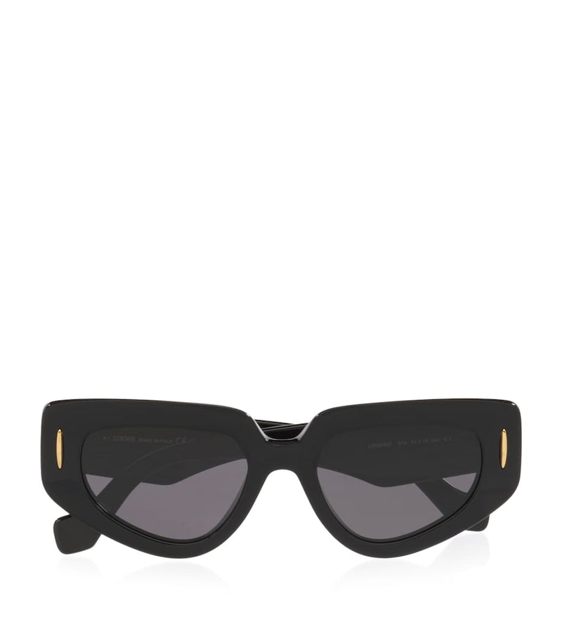 LOEWE angular rectangle sunglasses made in Italy, imported from the UK