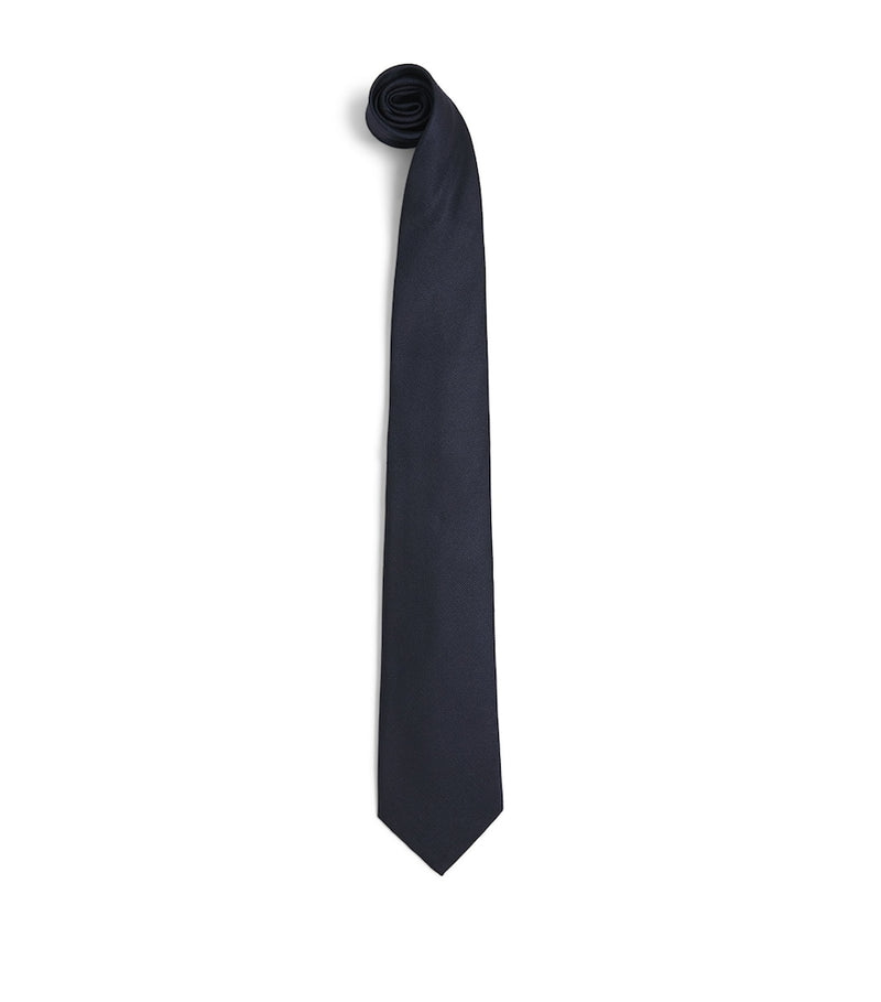 Isaia silk woven tie 6cm - British product