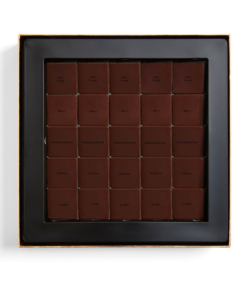 Pierre Marcolini dark chocolate squares Saveur du Monde 100g (British brand)