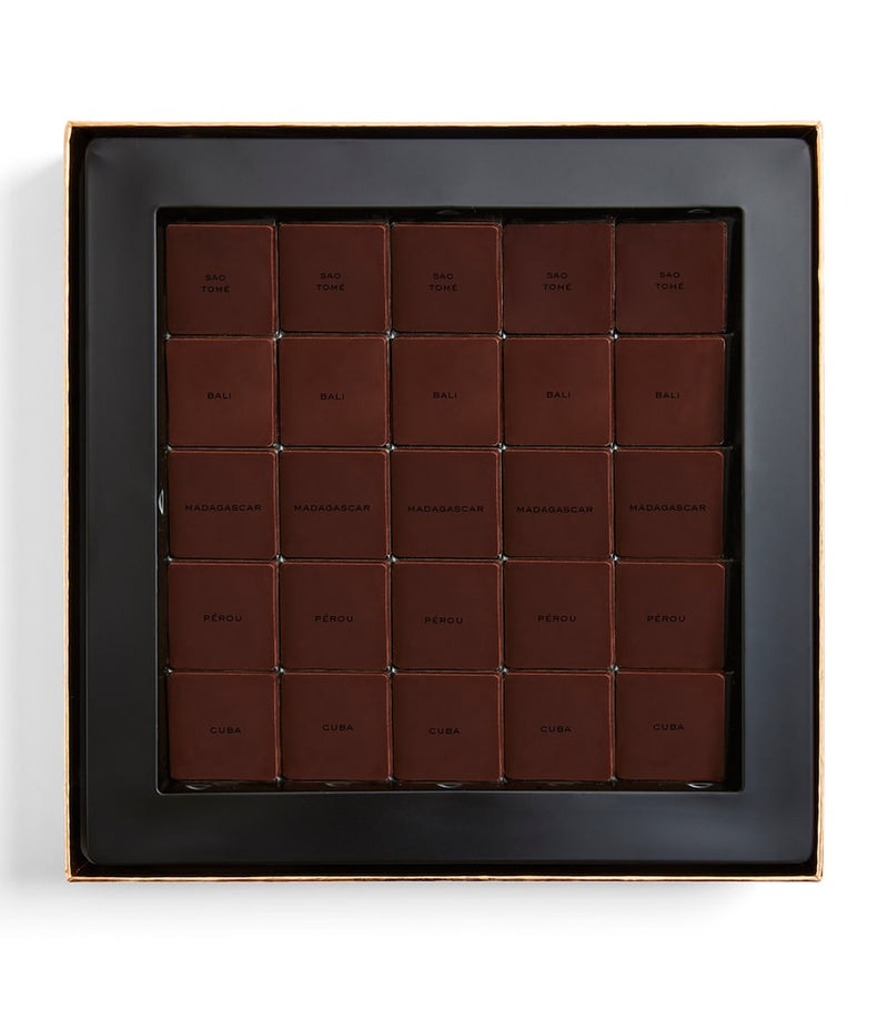Pierre Marcolini dark chocolate squares Saveur du Monde 100g (British brand)