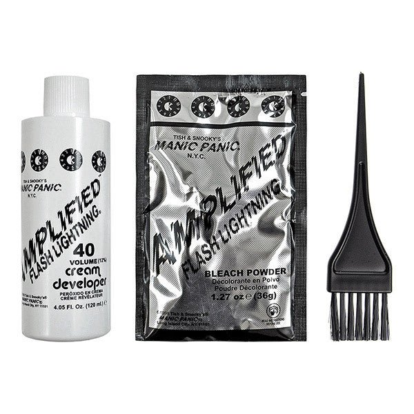 Manic Panic Flash Lightning Bleach Kit 40 Volume, imported from the UK