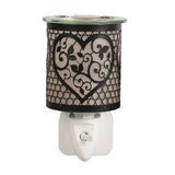 Superdrug Aroma Electric Plug In Wax Melter Heart Black 13cm- Buy online at McGrocer