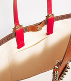 Christian Louboutin large canvas beach bag with graphic print - British product