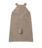 MORI bear hooded baby towel organic cotton (British brand)