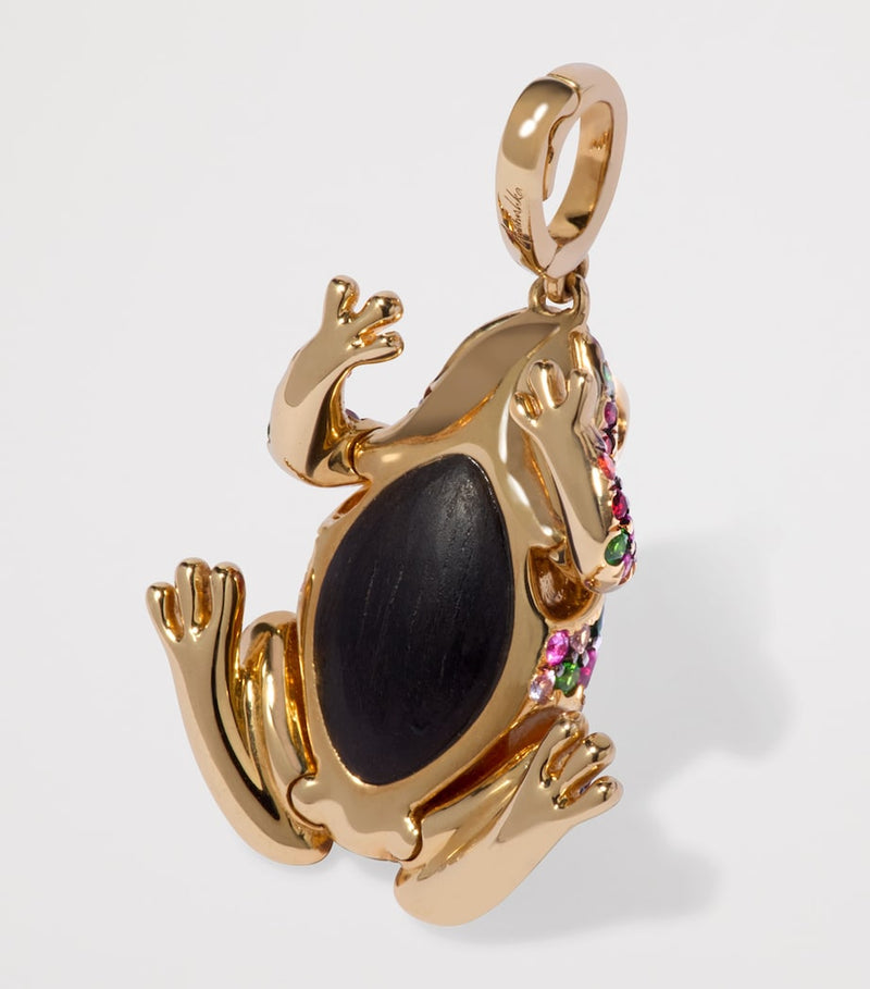 Annoushka yellow gold frog charm pendant Mythology collection (British brand)