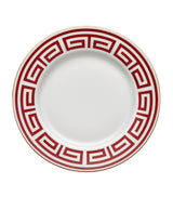 Harrods Ginori 1735 Labirinto Scarlatto Porcelain Soup Plate 24.5cm- Buy online at McGrocer