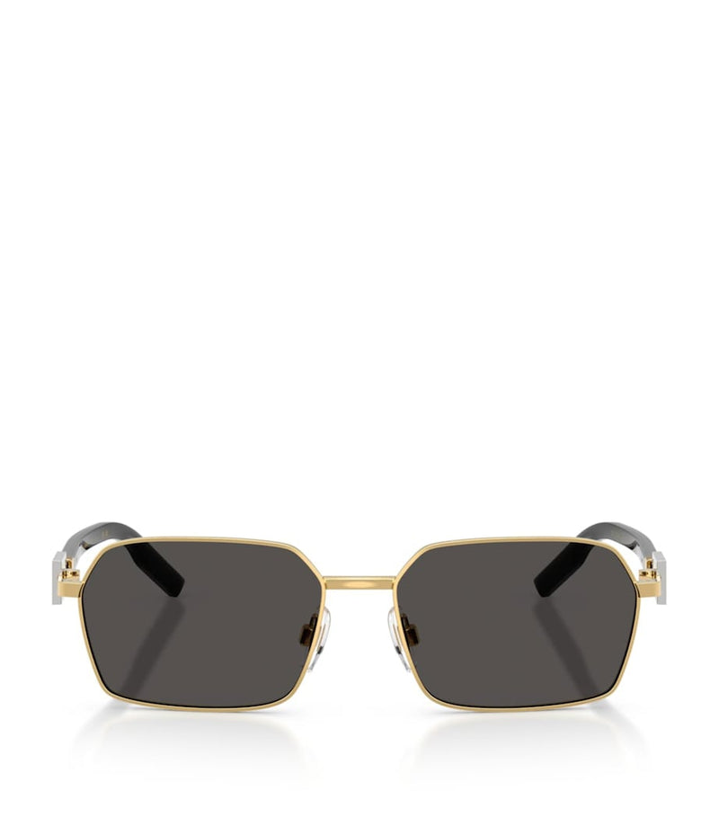 Dolce&Gabbana wire-frame rectangular sunglasses, imported from the UK