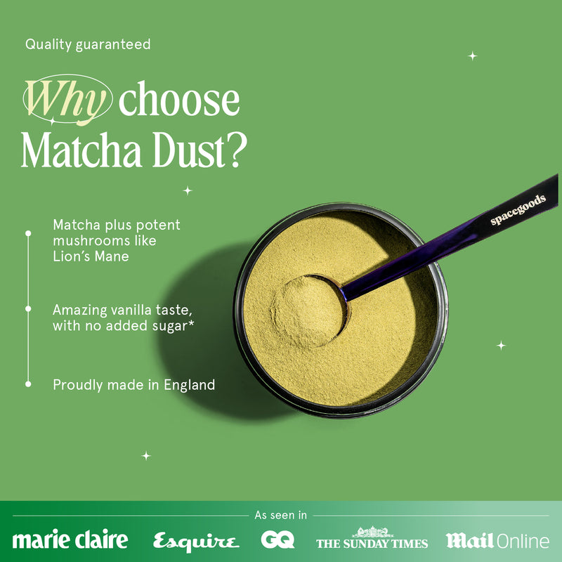 Spacegoods Matcha Dust superfood blend 240g (British brand)
