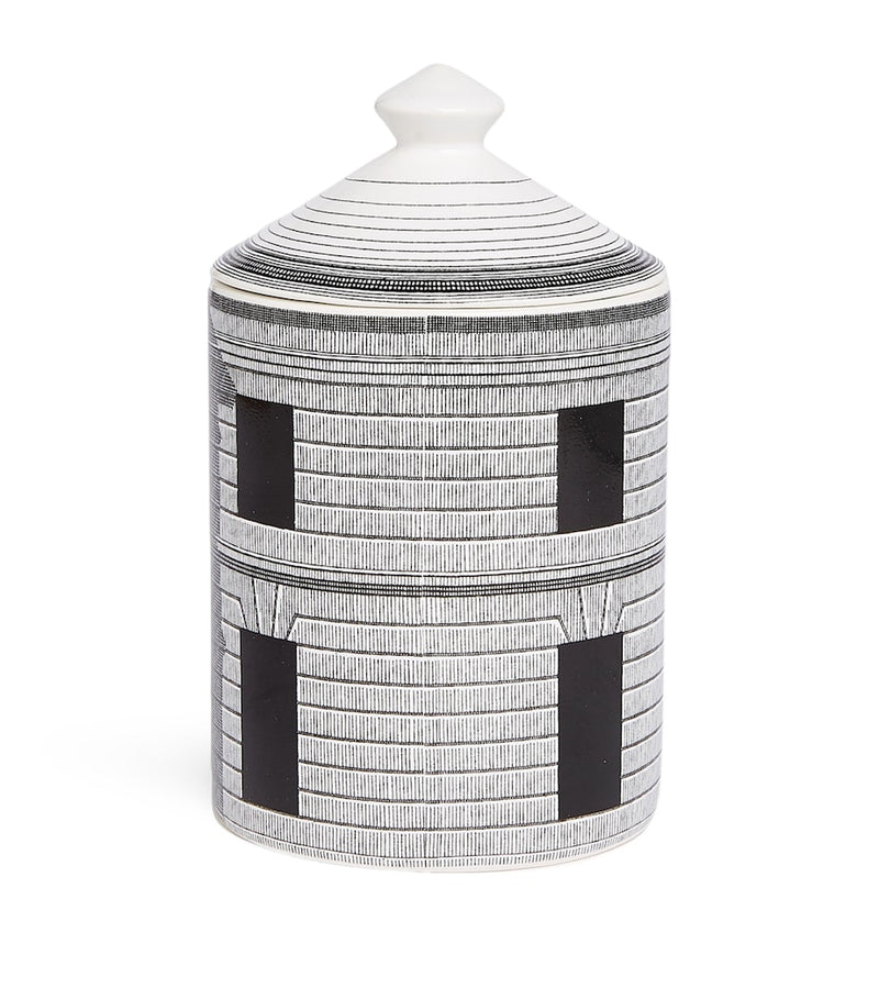 Fornasetti Small Architettura Candle woody Immaginazione scent 310g - British product