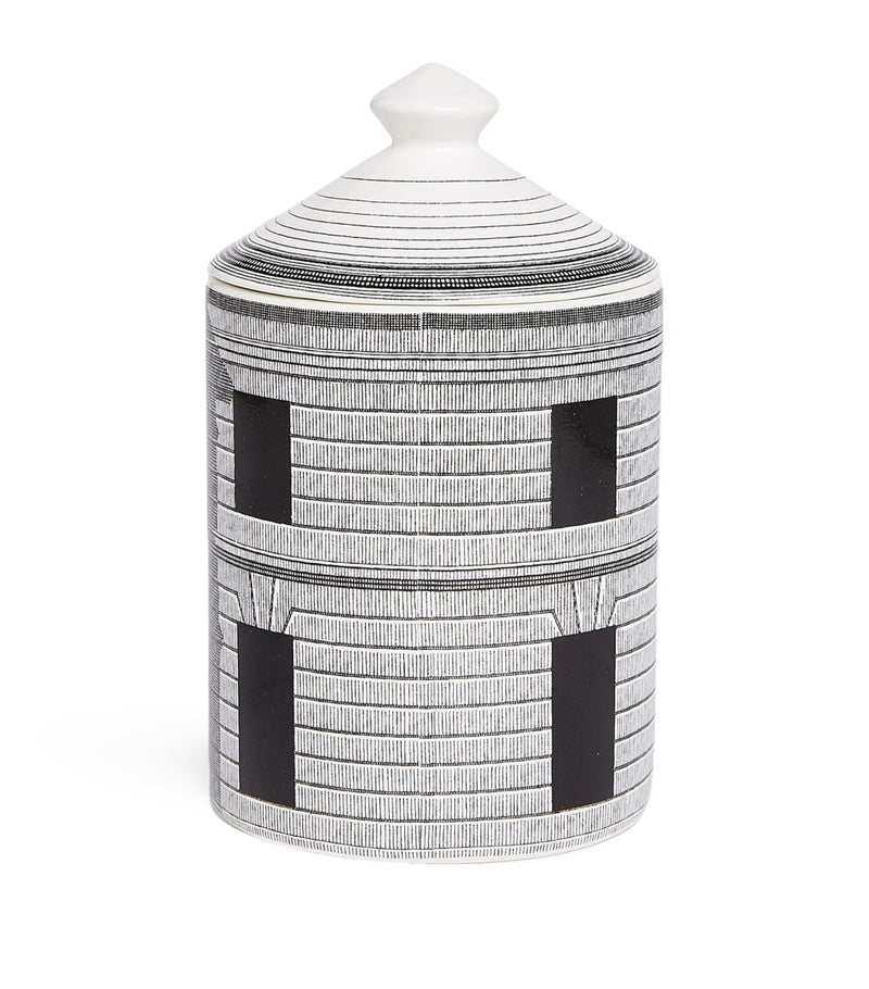 Fornasetti Small Architettura Candle woody Immaginazione scent 310g - British product