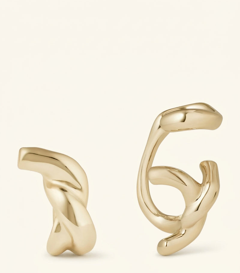 Givenchy chain-link earrings golden finish - British product