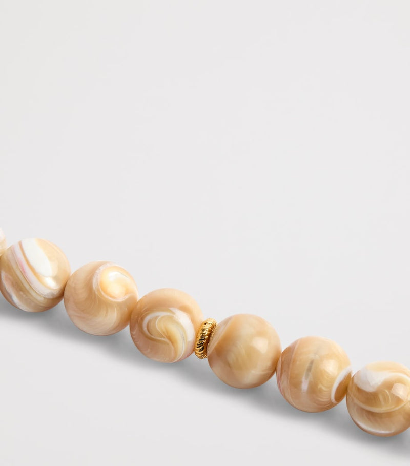 Anni Lu gold-plated beaded Jetset bracelet, UK version