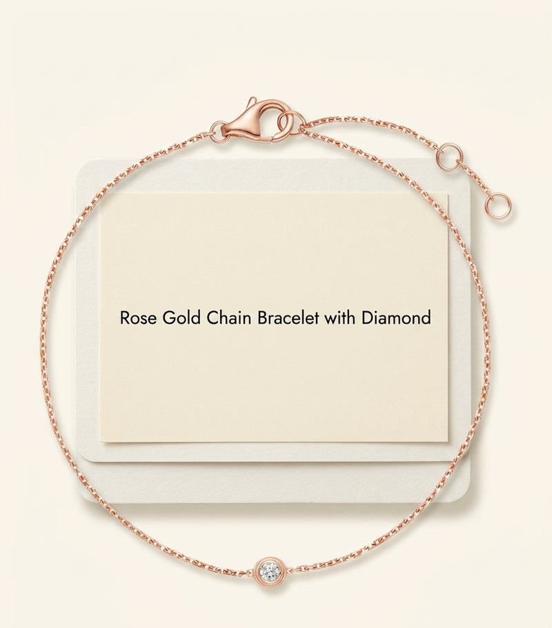 Cartier d'Amour bracelet in rose gold with diamond, imported from the UK