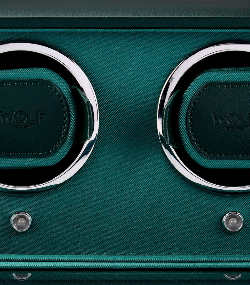 WOLF Cub Double Watch Winder with Cover - British product