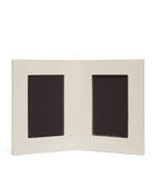 Smythson Calfskin Panama Double Frame 6 x 4 (British brand)
