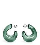 Alaïa glass bubble hoop earrings 4.5cm, UK version