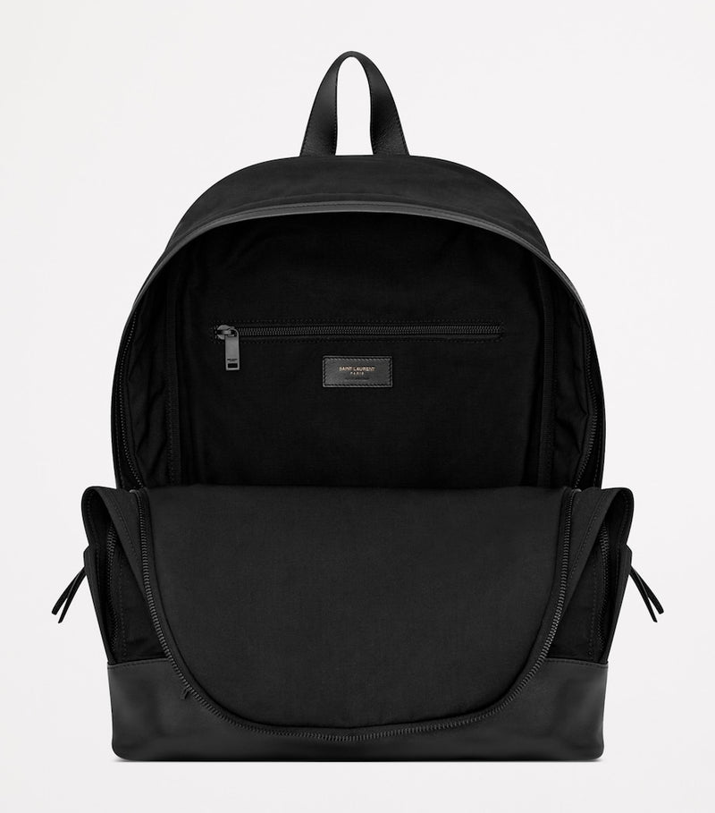 Saint Laurent City backpack in Italian canvas - British product