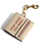 Anya Hindmarch leather match book charm small (British brand)