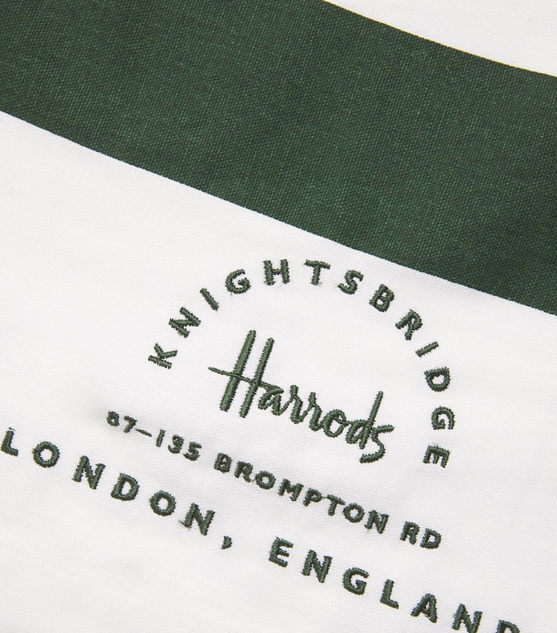 Harrods cotton stripe tablecloth, UK version