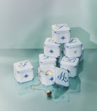Royal Copenhagen porcelain Alphabet bonbonniere, UK version