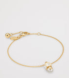 Jimmy Choo faux pearl cube logo bracelet (British brand)