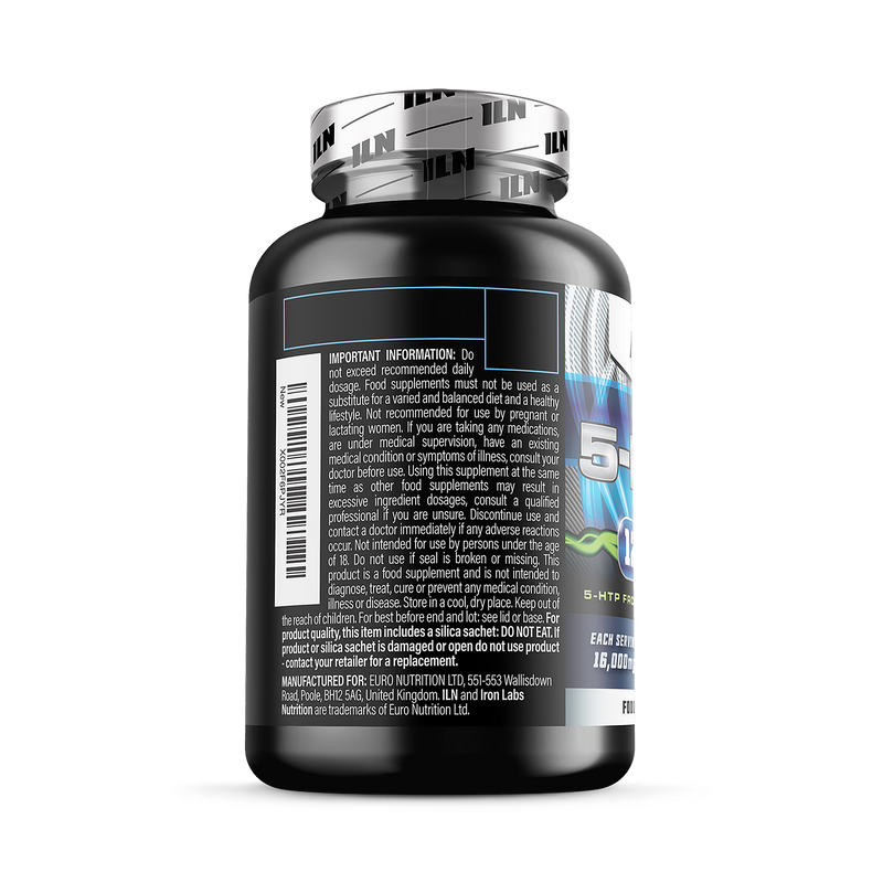 5HTP Capsules high strength 200mg 120 vegan capsules (British brand)