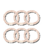 SILKE Mulberry Silk Hair Ties Set of 6 (British brand)