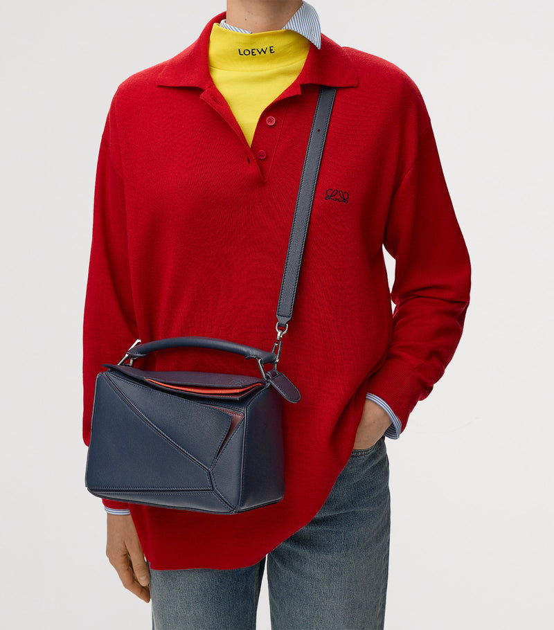 LOEWE Small Leather Layers Puzzle top-handle bag (British brand)
