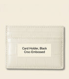 Burberry croc-embossed lambskin Cotswolds card holder, UK version