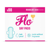 Holland & Barrett Flo Bamboo Day Period Pads with Wings Super Absorbent 88 Pack- Buy online at McGrocer