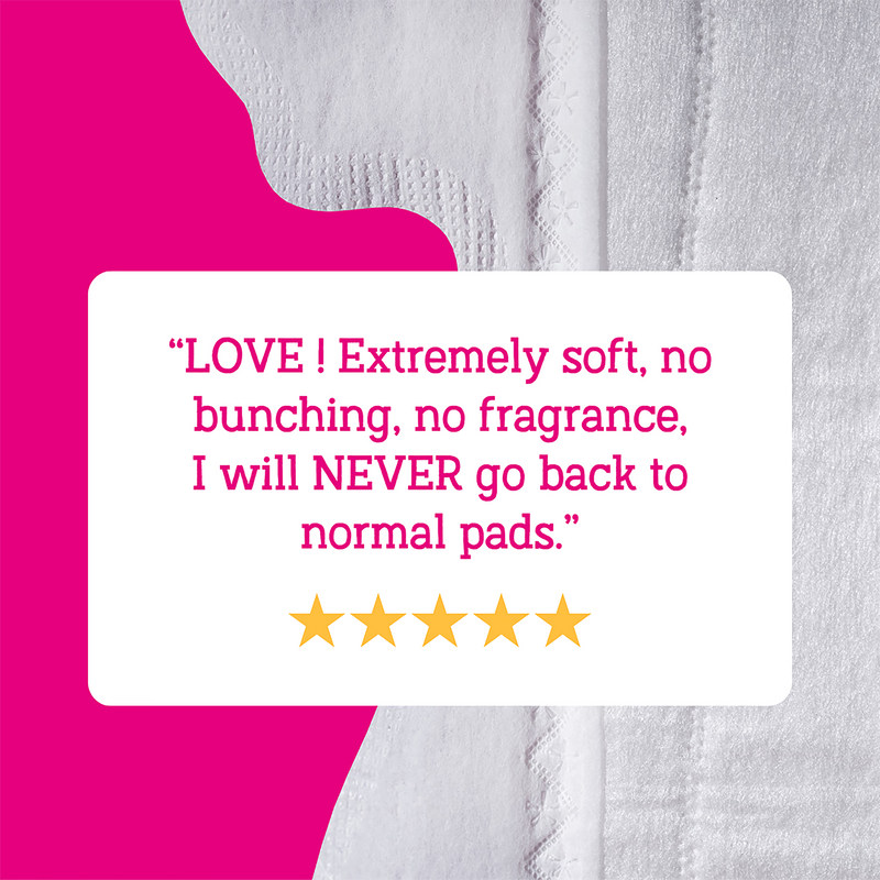 Flo Bamboo Period Pads Winged Super Absorbent 88 Pack - British product