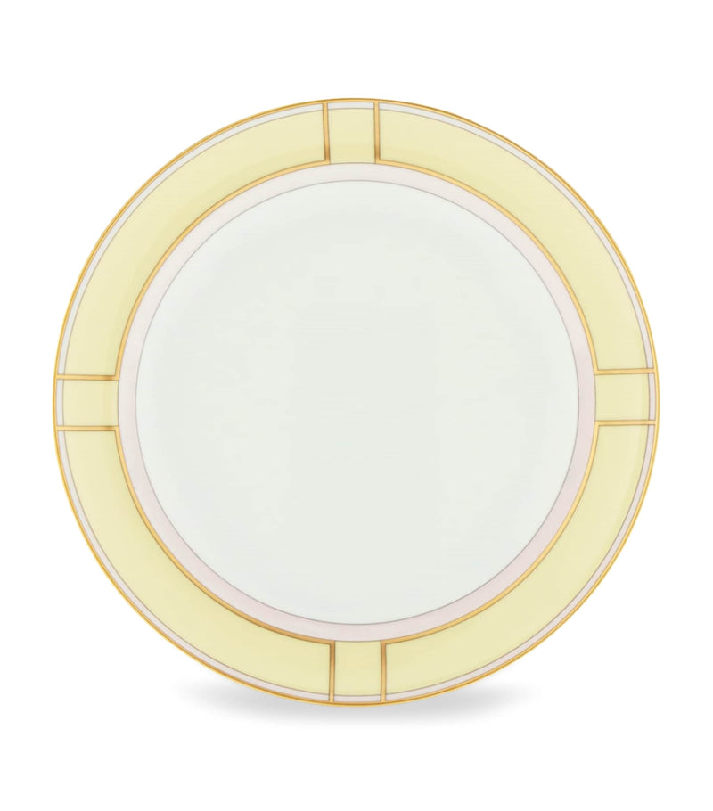 GINORI 1735 porcelain Colonna Diva Giallo side plate 24cm, UK version