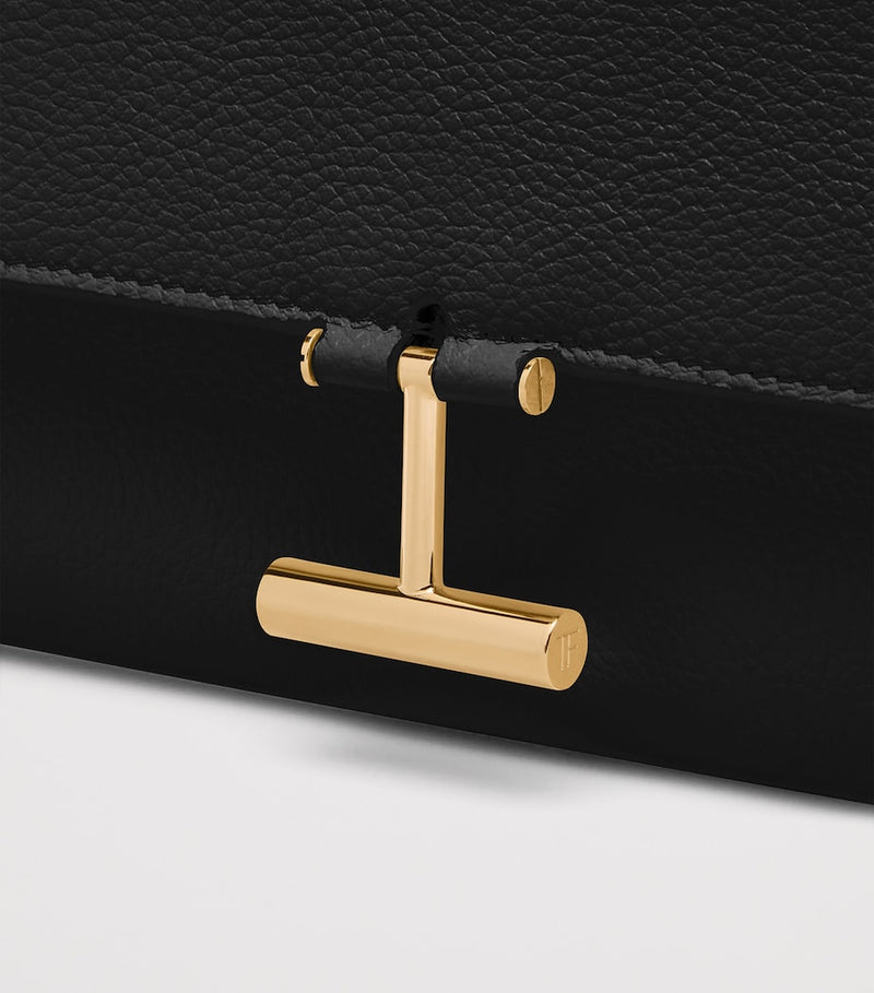 TOM FORD Tara wrist pouch in smooth calfskin leather - British product