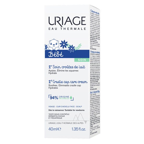 Uriage Baby Cradle Cap Care cream 40ml (British brand)