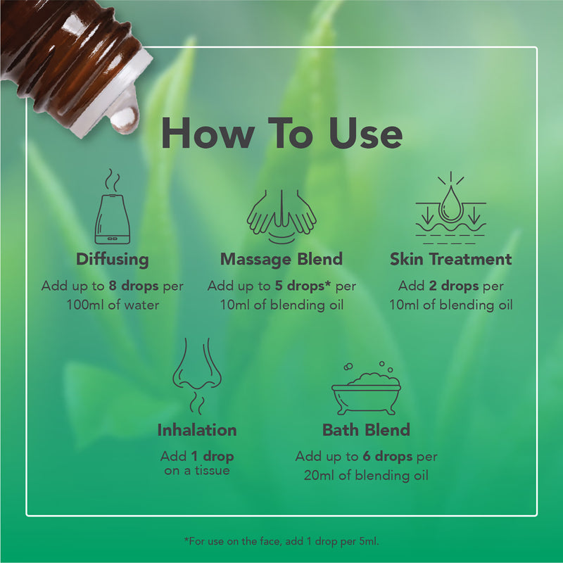 Tisserand Tea Tree Organic Pure Essential Oil 9ml (British brand)