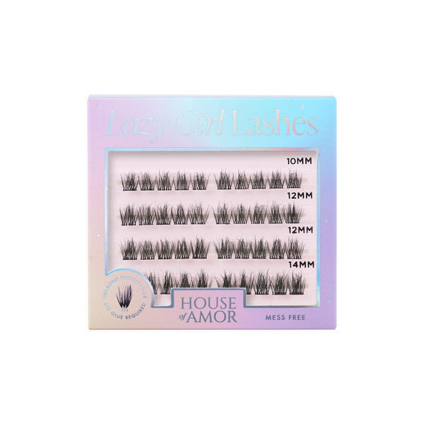 House of Amor false eyelashes Twilight pre-glued 40 clusters, UK version