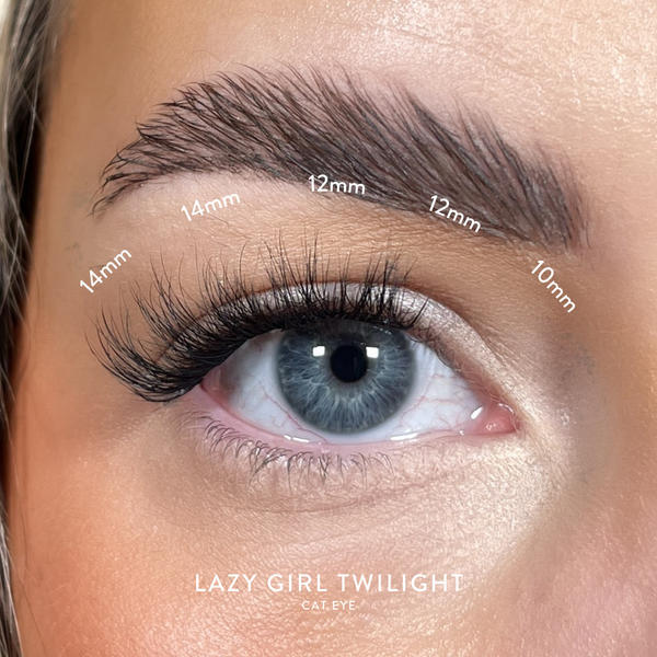 House of Amor false eyelashes Twilight pre-glued 40 clusters, UK version