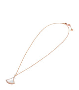 Harrods Bvlgari Rose Gold Mother-of-Pearl and Diamond Divas' Dream Necklace 41-43cm- Buy online at McGrocer