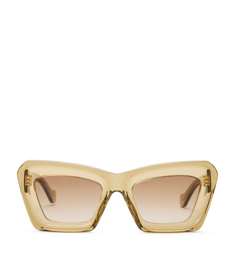 LOEWE bevelled cat eye sunglasses, UK version