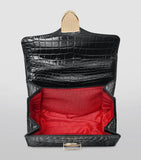 Aspinal of London Mini Mayfair top-handle handbag 14.5x16x8cm, imported from the UK